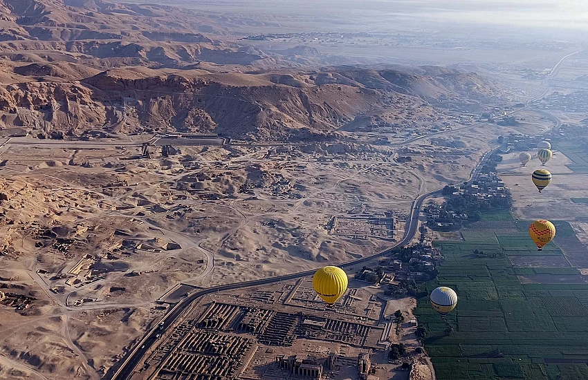 The Majesty Of Egypt From The Air: Experiencing The Valley Of The Kings By Balloon